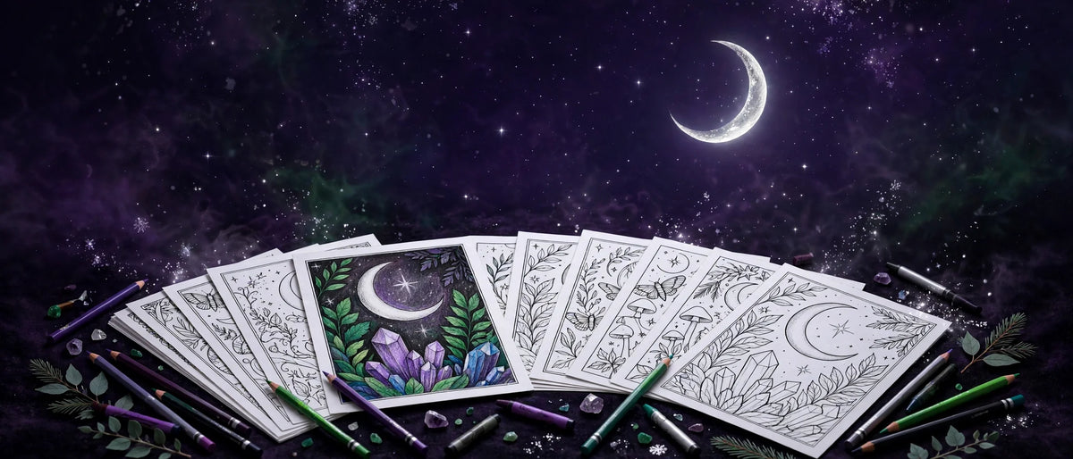How to Print and Use Digital Coloring Books
