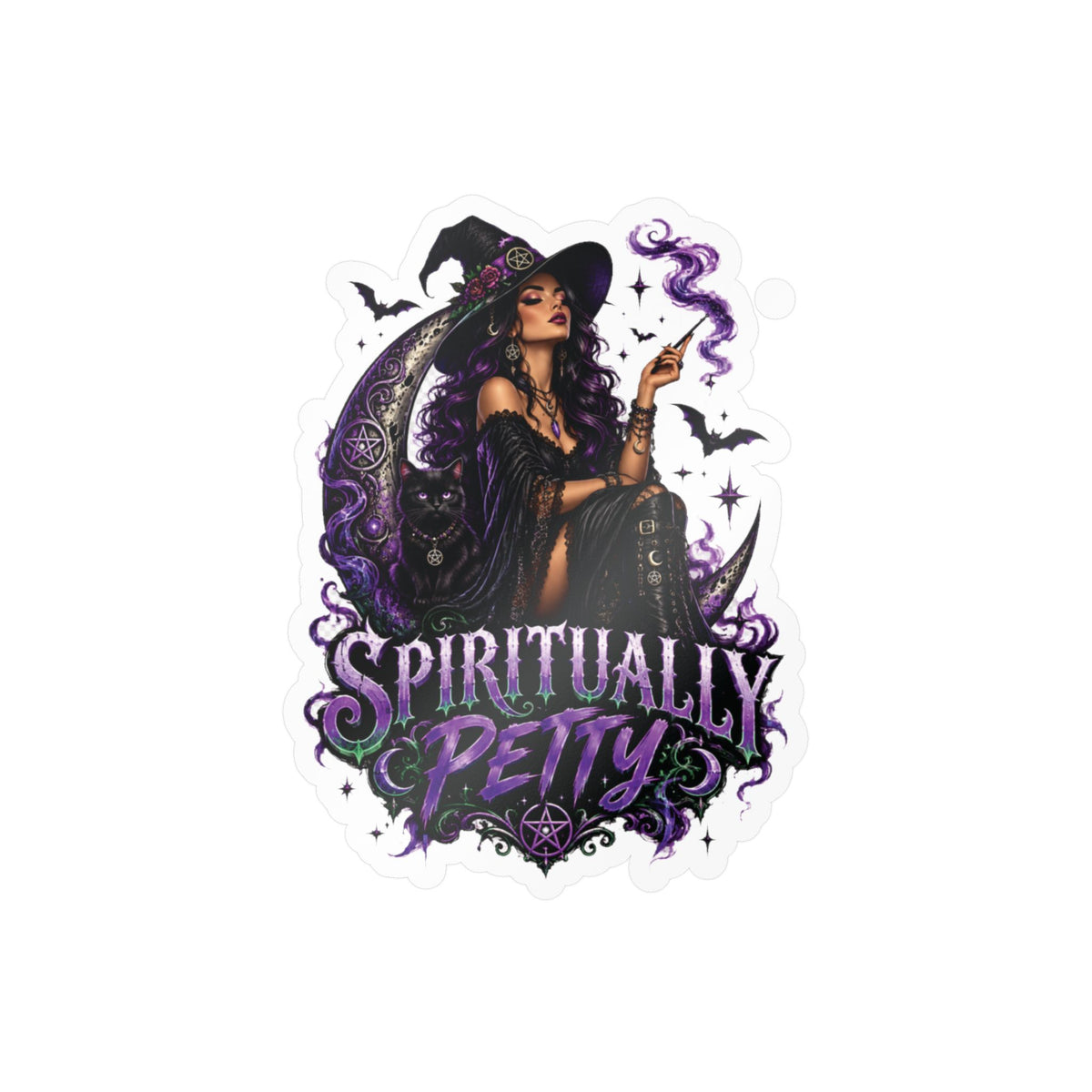 Spiritually Petty Sticker( Not a Digtal Download Actual Product)