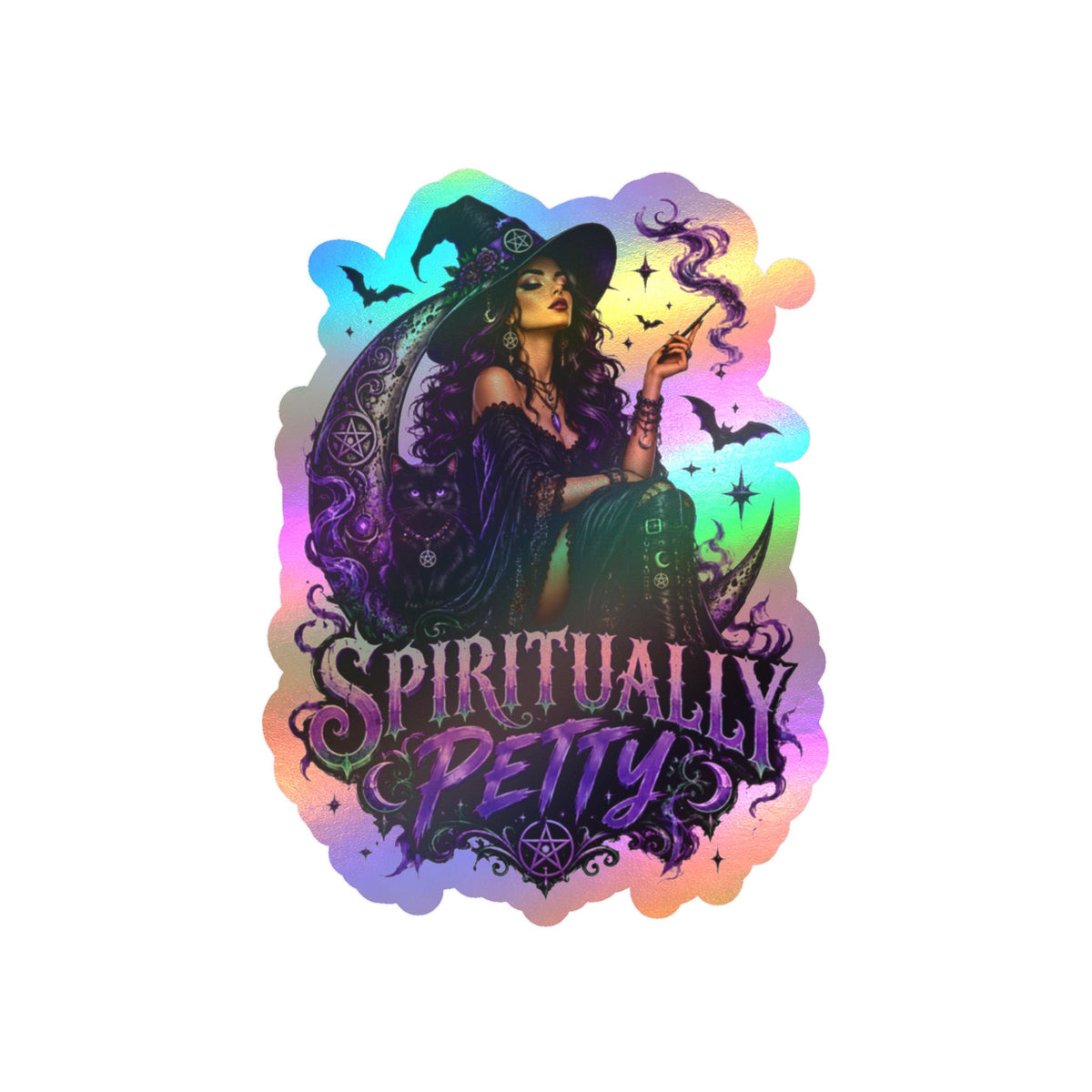 Spiritually Petty Sticker( Not a Digtal Download Actual Product)