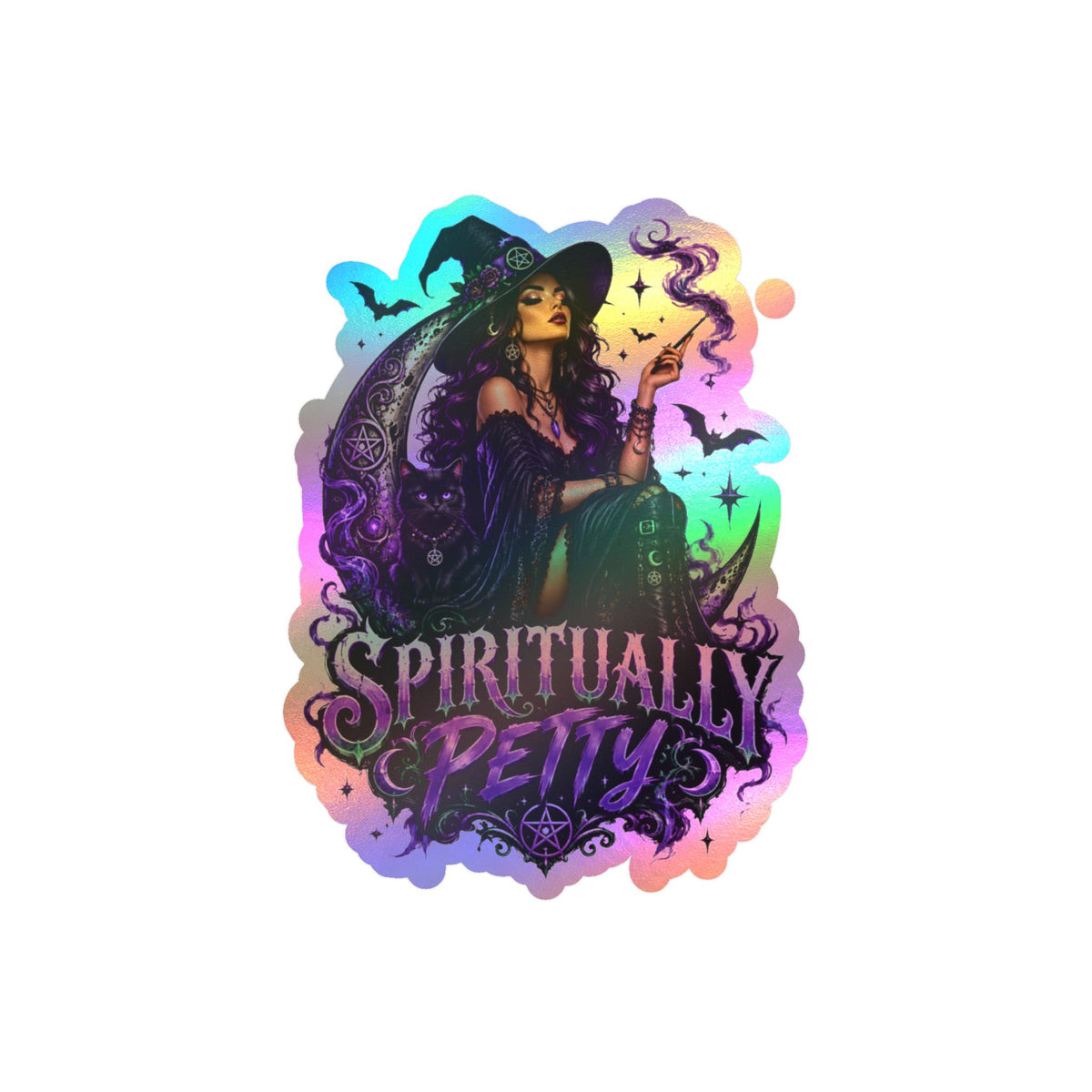 Spiritually Petty Sticker( Not a Digtal Download Actual Product)