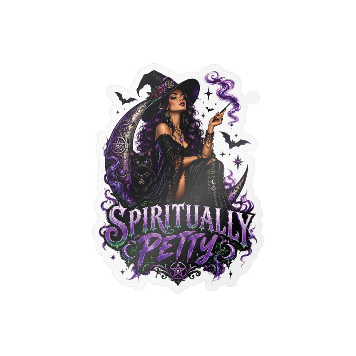 Spiritually Petty Sticker( Not a Digtal Download Actual Product)