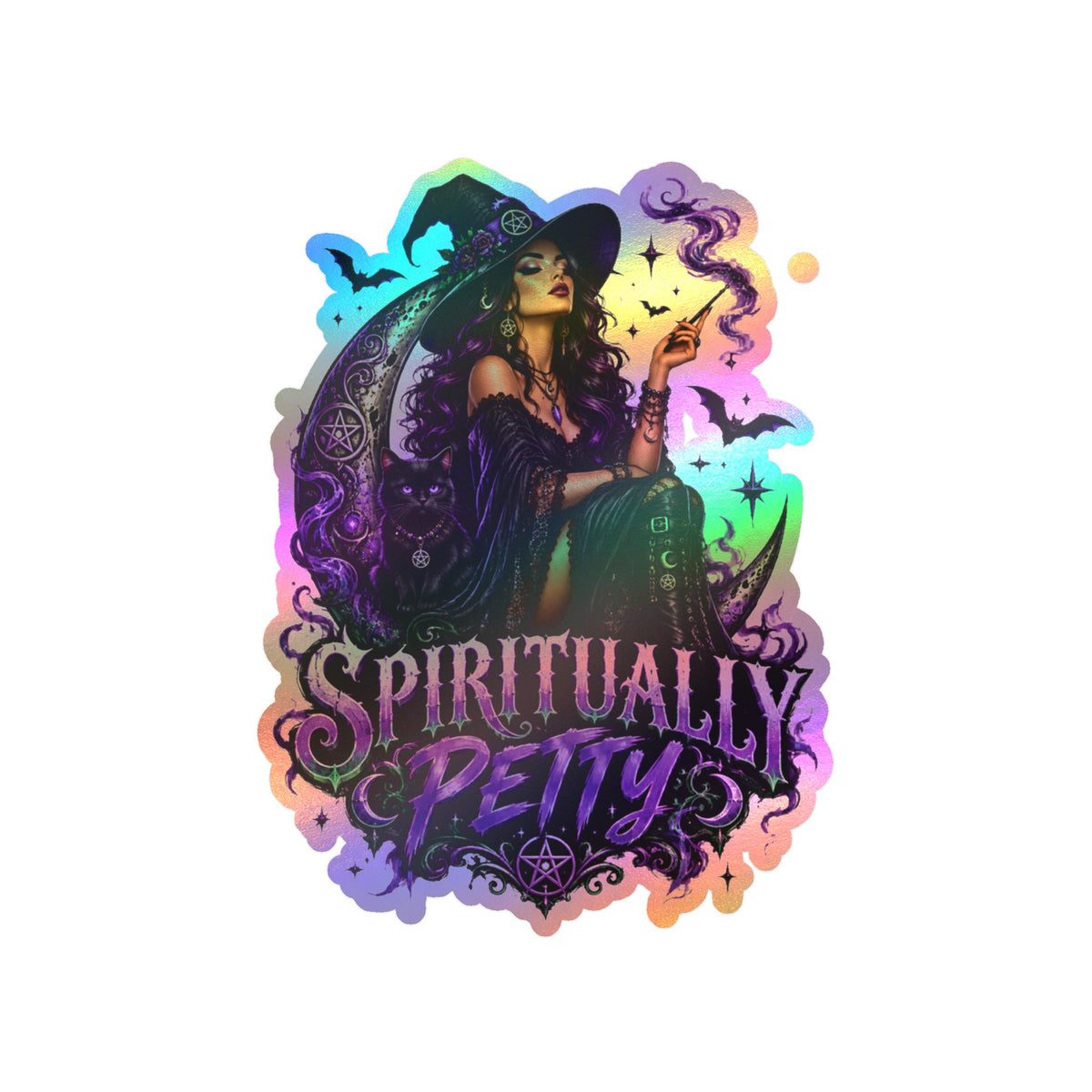 Spiritually Petty Sticker( Not a Digtal Download Actual Product)