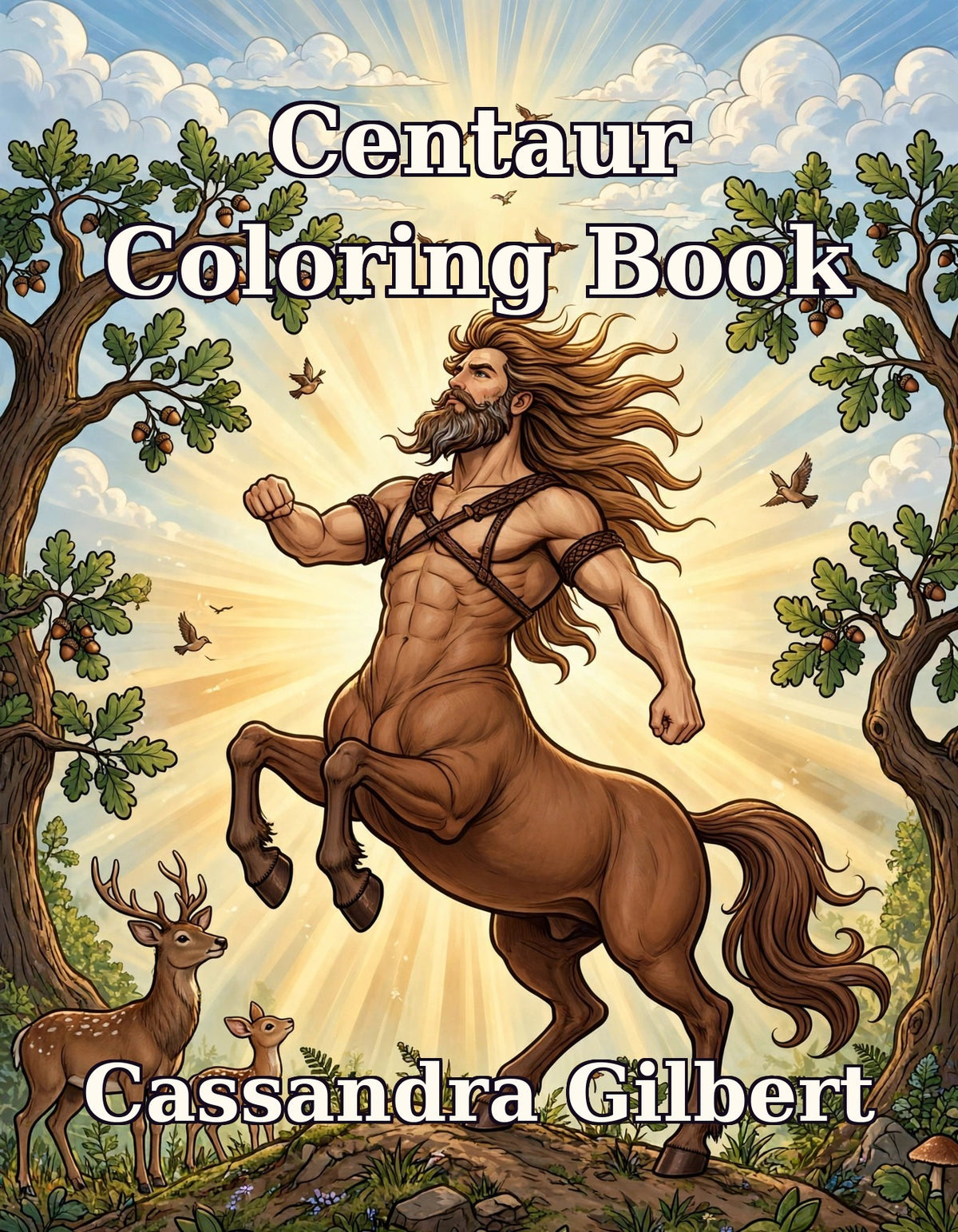 Centaur Coloring Book(Digital Download)*