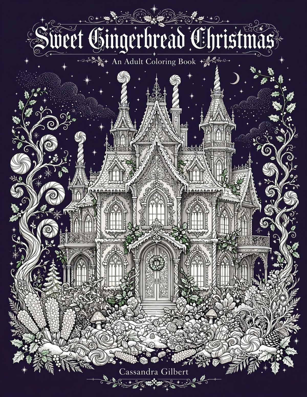 Gingerbread Christmas Coloring Book (Digital Download)*