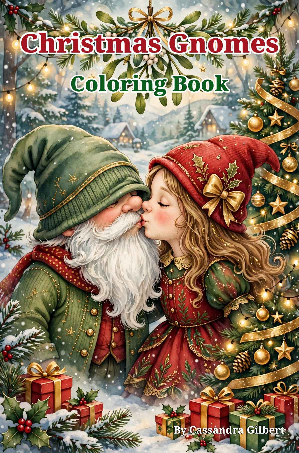 Christmas Gnomes Coloring Book (Digital Download)*