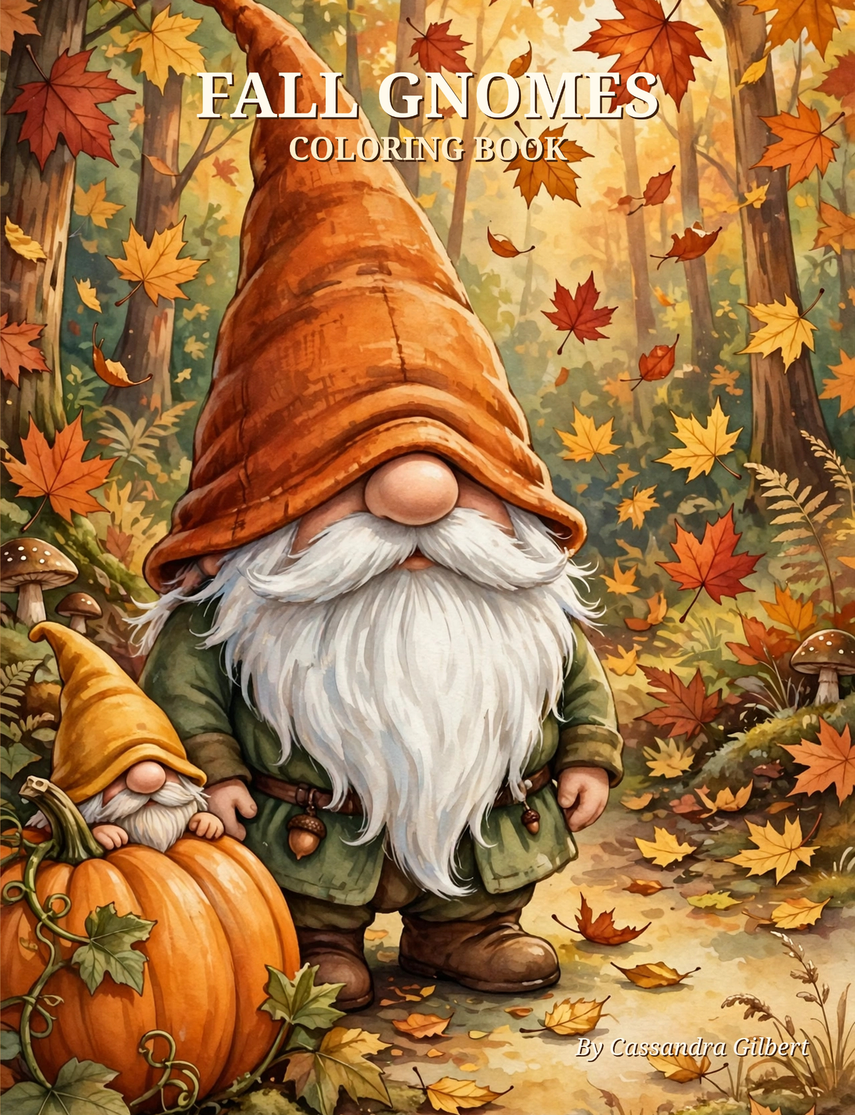 Fall Gnomes Coloring Book (Digital Download)*