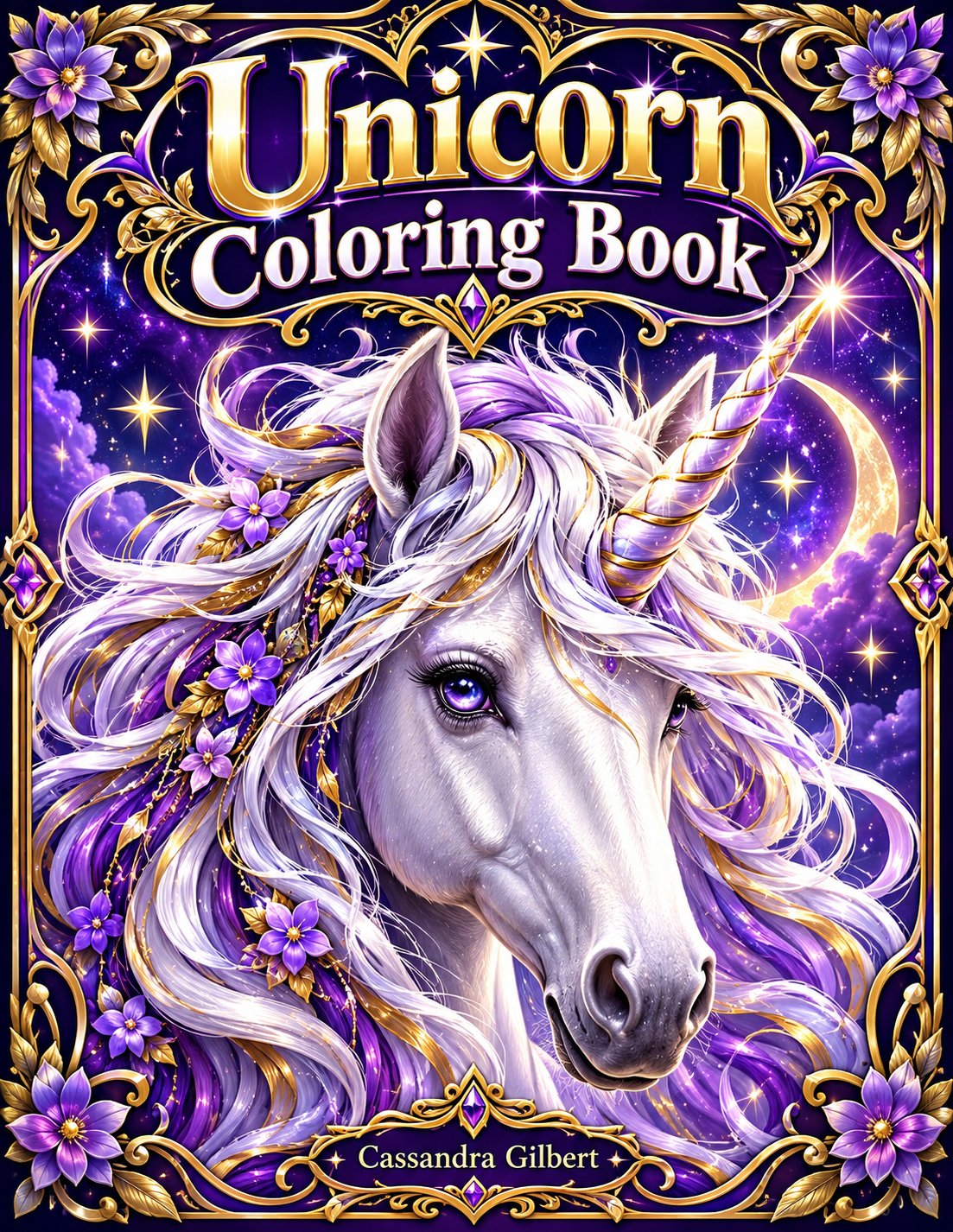 Unicorn Coloring Book(Digital Download)*