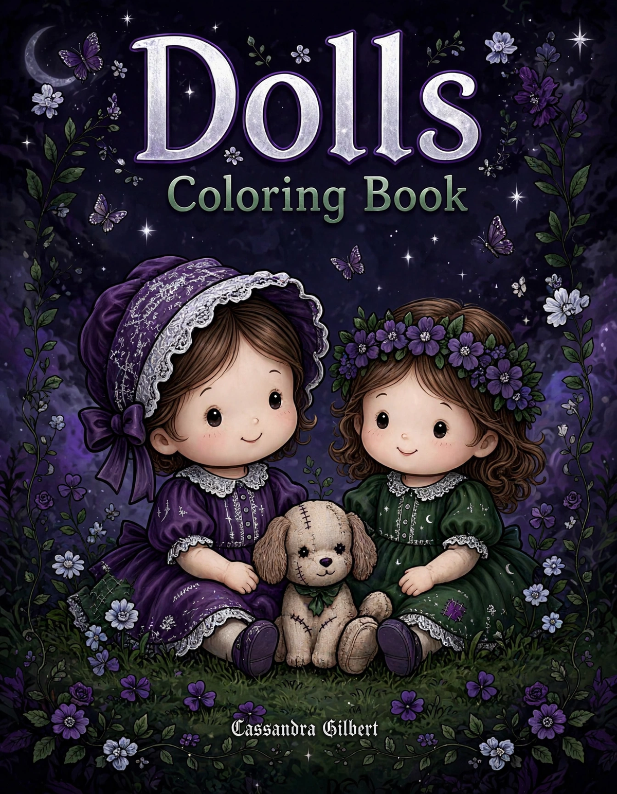 Dolls Coloring Book(Digital Download)*